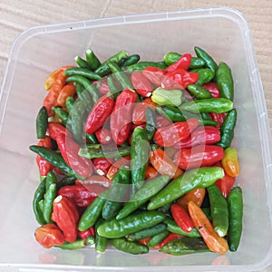 Cayenne Pepper is a horticultural plant of a type of vegetable that has small fruit with a spicy taste.