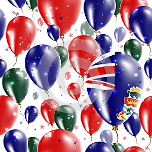 Cayman Independence Day Seamless Pattern.