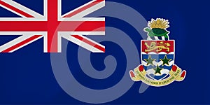 Cayman Islands waving flag