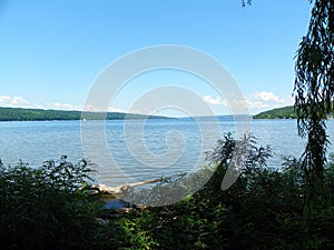 Cayuga Lake from Stewart Park looking North photo