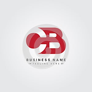 CB Initial Letter Logo - Minimal Vector Logo