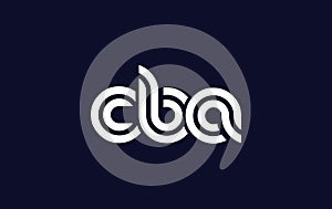 CBA Creative Unique Modern Letter Logo Design
