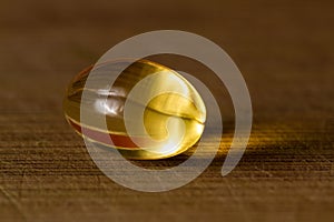 CBD oil capsule photo