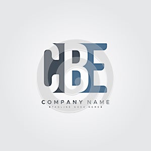 CBE Initial Letter Logo - Simple Monogram Logo