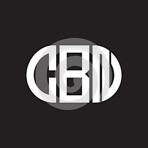 CBN letter logo design on black background. CBN creative initials letter logo concept. CBN letter design