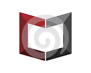cc logo icon square template