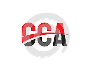 CCA Letter Initial Logo Design Vector Illustration