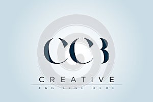 CCB abstract letter logo
