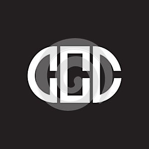 CCC letter logo design on black background. CCC creative initials letter logo concept. CCC letter design
