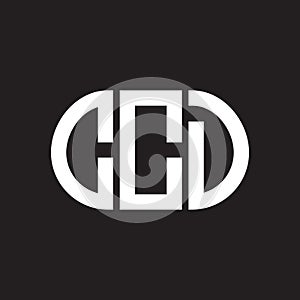 CCD letter logo design on black background. CCD creative initials letter logo concept. CCD letter design photo
