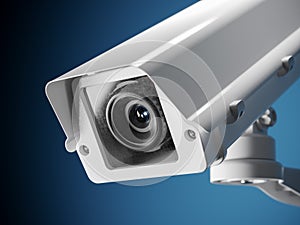 CCD video camera closeup