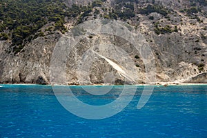 CCear blue water in Lefkada Island, Greece -2