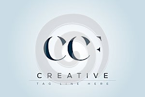 CCF abstract letter logo