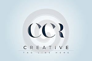 CCR abstract letter logo