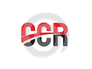CCR Letter Initial Logo Design Vector Illustration