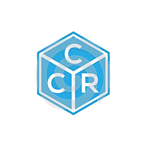 CCR letter logo design on black background. CCR creative initials letter logo concept. CCR letter design