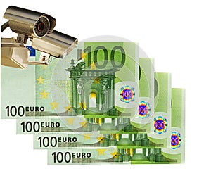Cctv camera & 100 Euro. Business & control