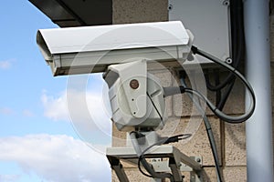 CCTV camera close up