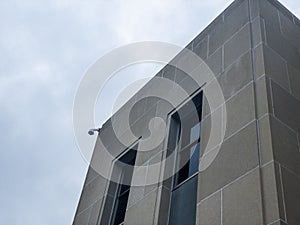 CCTV camera on the corner of building