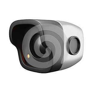 CCTV camera icon, security surveillance system or closed-circuit television
