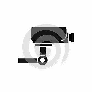 CCTV camera icon, simple style