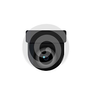 Cctv camera icon, vector illustration