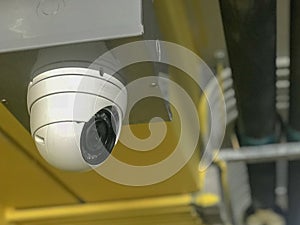 Cctv camera installed on the parkinglot