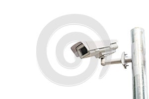 Cctv camera isolated