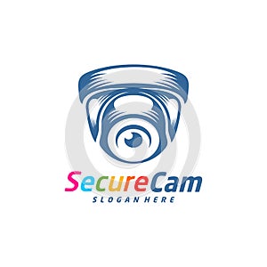 CCTV Camera Logo Design Vector Template, Concept Symbol Icon