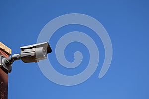 CCTV Camera on a Pole