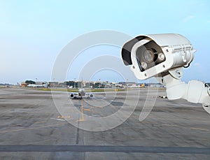 CCTV camera or surveillance operating in air port