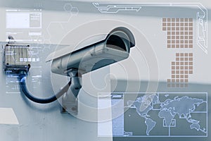 CCTV Camera technology on screen display