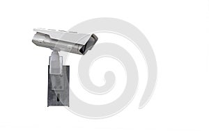 CCTV Camera tool isolated on white background and have clipping paths