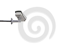 CCTV Camera tool isolated on white background and have clipping paths