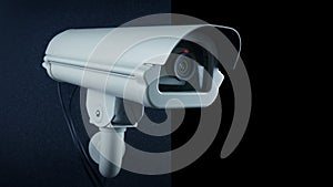 Cctv camera on wall - pre-keyed with alpha channel