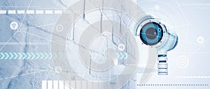 CCTV camera whis ai technology of web configuration and connecting to clouds data base