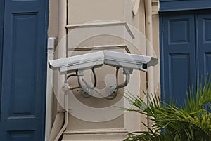 CCTV cameras. Surveillance video cameras.