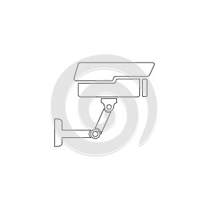 CCTV. flat vector icon