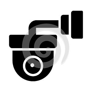 Cctv icon. Security camera icon vector. Dome camera