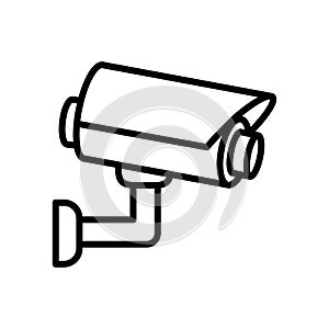 CCTV camera icon vector design template basic RGB
