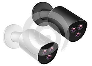 CCTV IP cameras, 3D security video surveillance