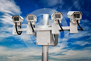 CCTV monitoring security cameras