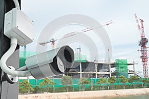 Cctv in secure construction site