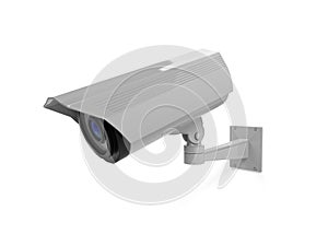 CCTV security camera. 3d rendering illustration