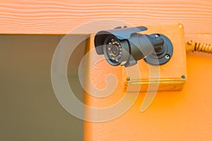 CCTV security camera outdoor