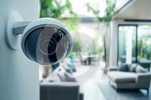 CCTV Security Camera, Protect your home from thieves. Security video surveillance system concept.