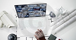 CCTV Security System Alarm Home Office