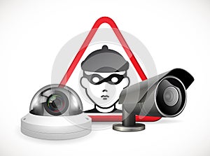 CCTV symbol - security camera