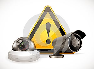 CCTV symbol - security camera