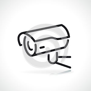 Cctv or video surveillance icon